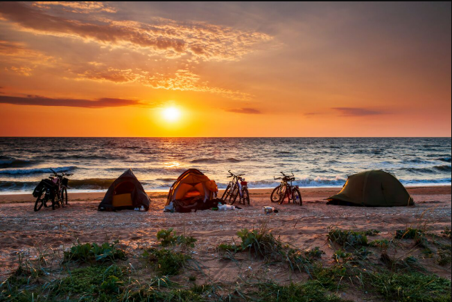Camping on the Beach