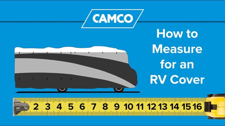 How to Measure a Camper for a Cover